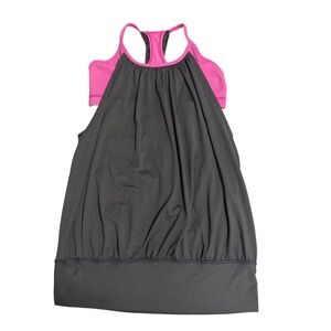 Lululemon No Limits Tank Gray Pink Size 6 | Must-Have Activewear Top